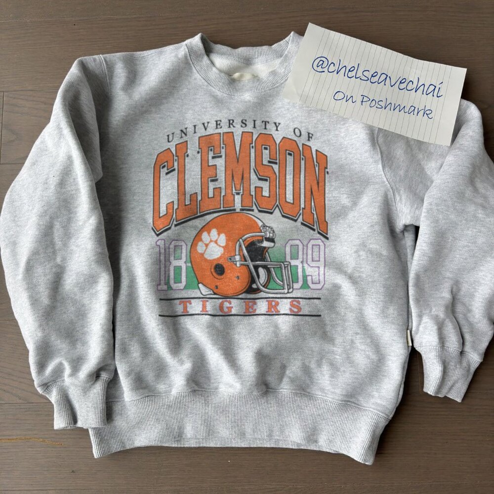 Retro Clemson Tigers football Sweatshirt 1889 Clemson University Football Shirt